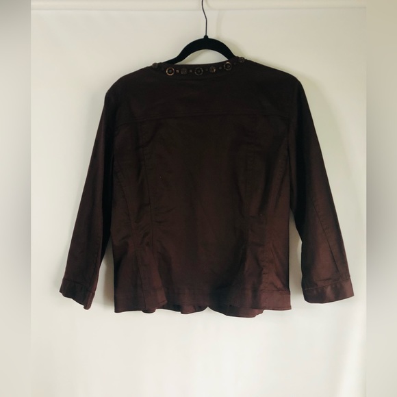 Jacket Brown Size 12 Ruby Rd - Picture 2 of 4
